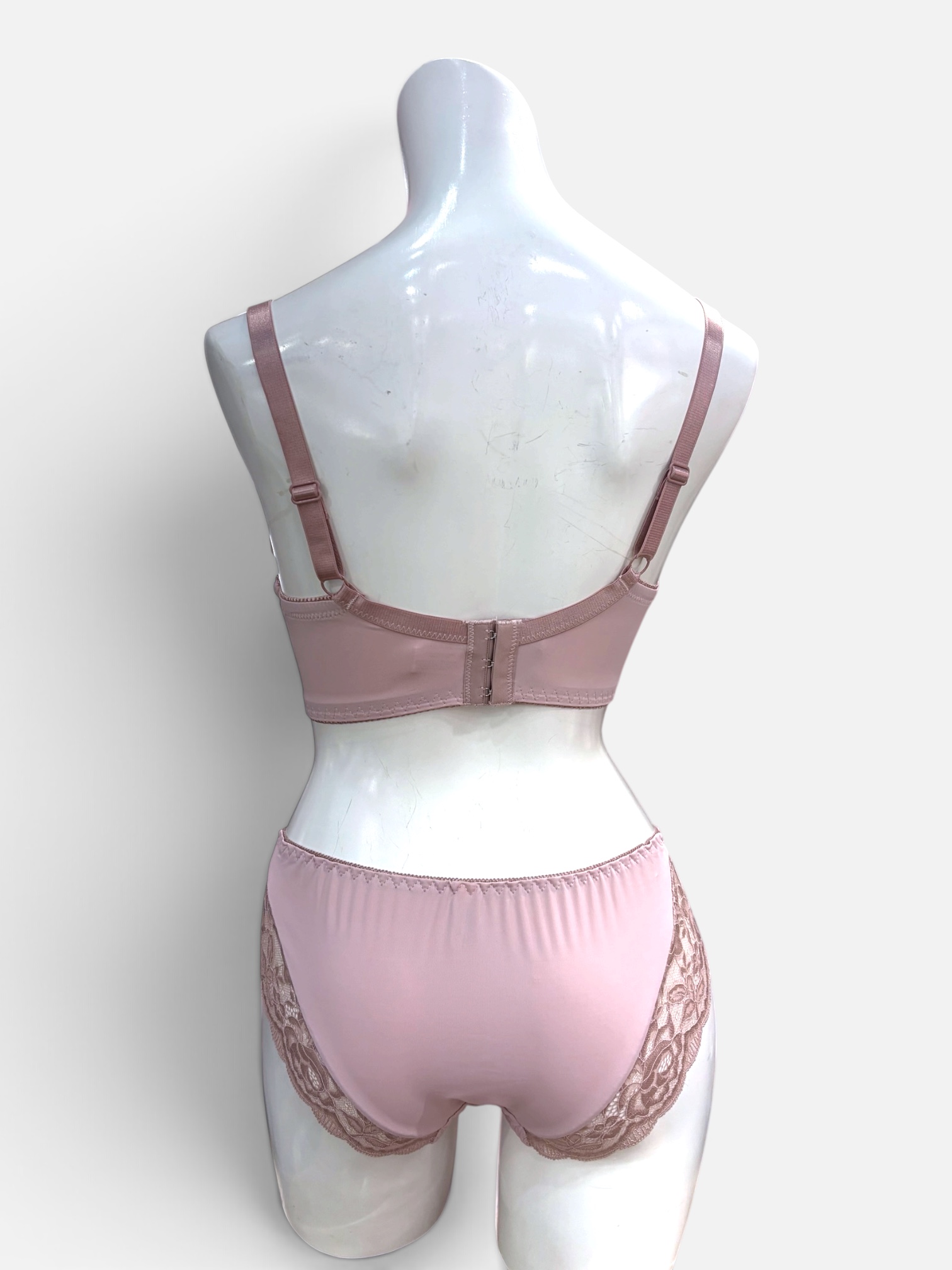 Pink & Black Floral | DDD-G cup Lace Bra & Panty Set - Image 23