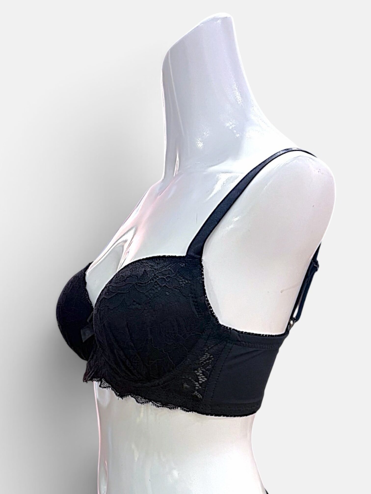 Pink & Black Floral | DDD-G cup Lace Bra & Panty Set - Image 12
