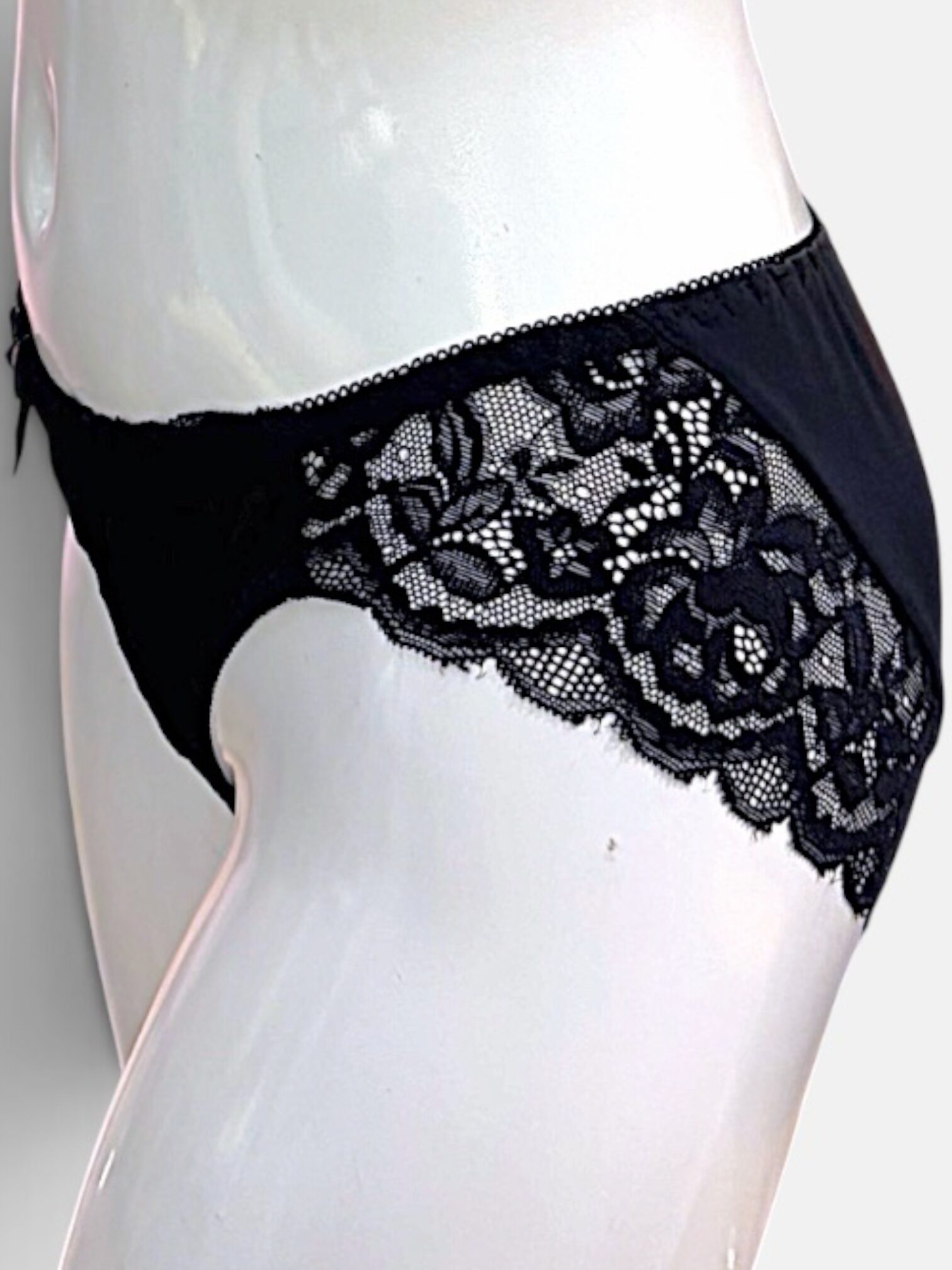 Pink & Black Floral | DDD-G cup Lace Bra & Panty Set - Image 13