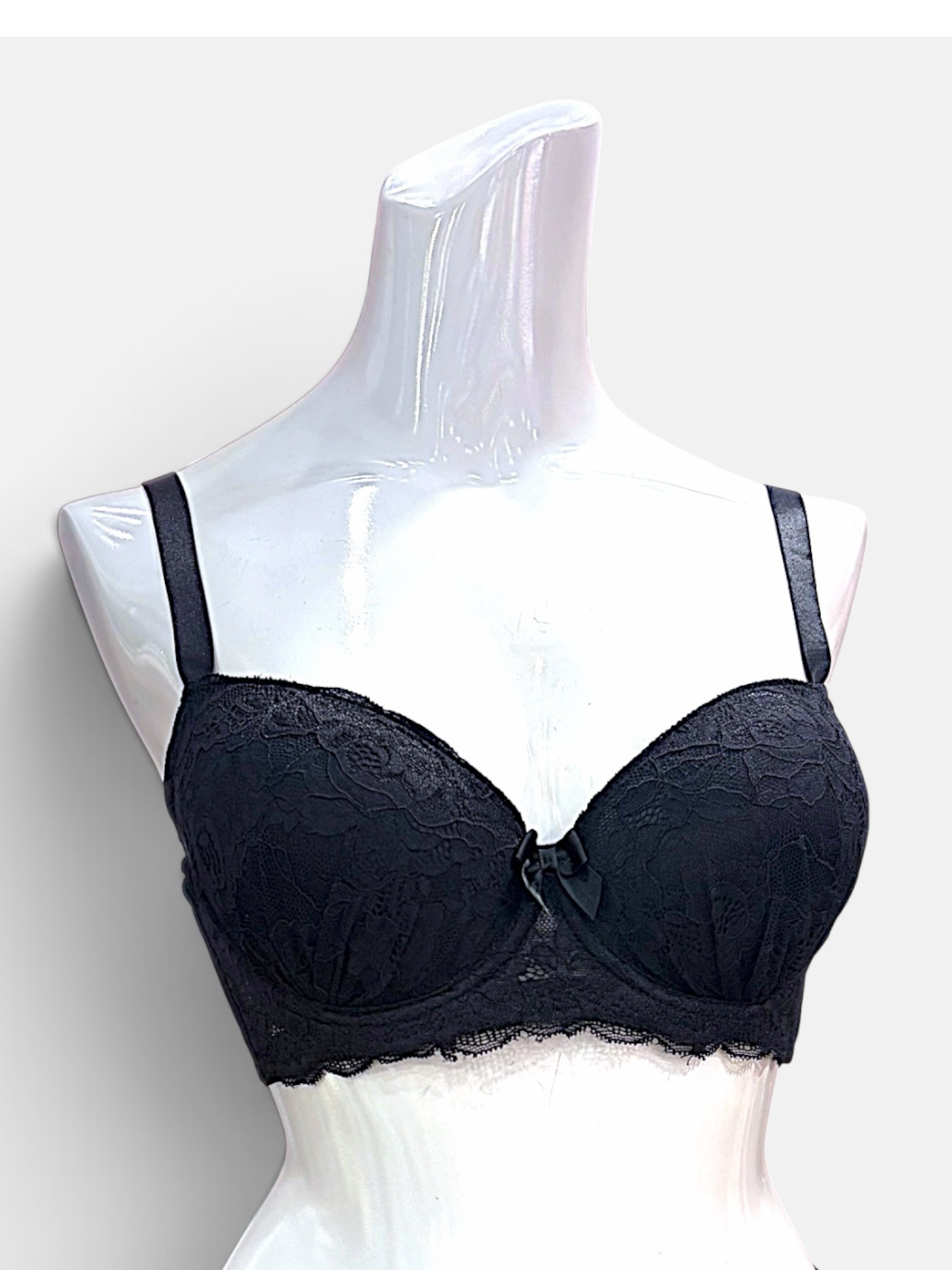Pink & Black Floral | DDD-G cup Lace Bra & Panty Set - Image 8